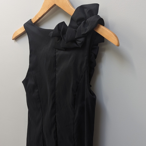 Betsy & Adam by Linda Bernell little black cocktail dress - Picture 3 of 5